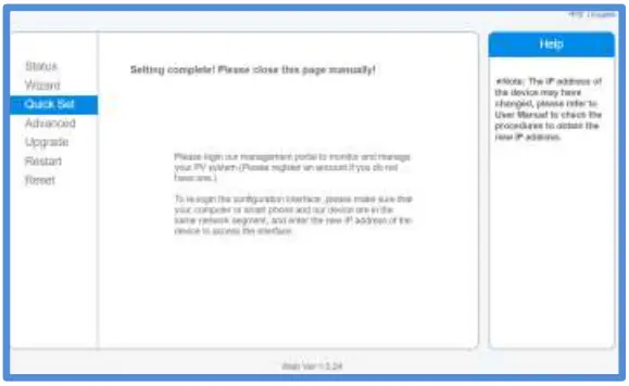 Solis SOL-DLS-LAN Data Logger LAN Stick - setting 3
