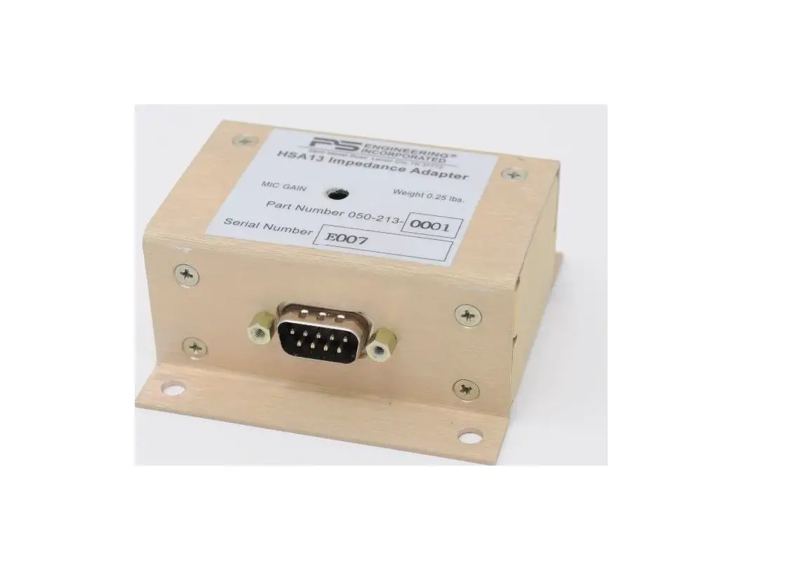 Ps Engineering Inc Hsa13 Impedance Adapter User Manual