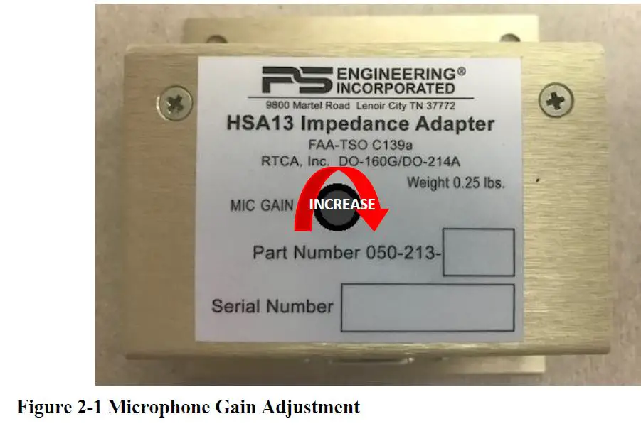 PS Engineering Inc HSA13 Impedance Adapter User Manual-fig-7