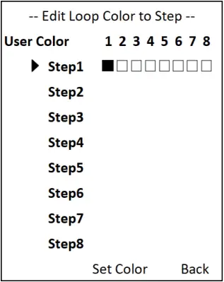 Cameo CL4FC - STAND-ALONE MODE EDIT PLAY LOOP 2