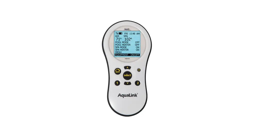 Jandy R0444300 Aqualink Wireless Handheld Remote User Manual Jandy R0444300 Aqualink Wireless Handheld Remote User Manual