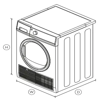 FISHER-PAYKEL-DH8060P3-Heat-Pump-Dryer-8kg-fig-1