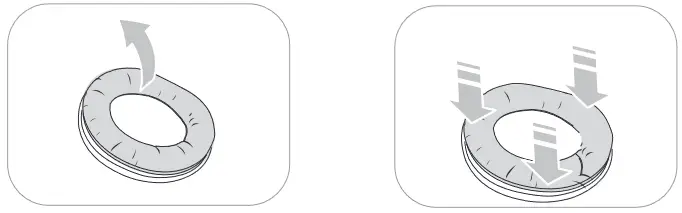 Avantree ATHF-90A-M Aria Line M Bluetooth Over Ear Headphones - Changing Ear Pads