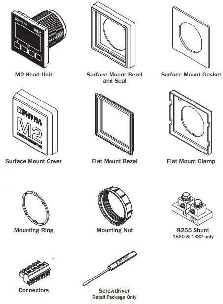 BLUE SEA SYSTEMS PN 1830 DC M2 OLED Meter -