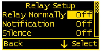 BLUE SEA SYSTEMS PN 1830 DC M2 OLED Meter - RELAY SETUP