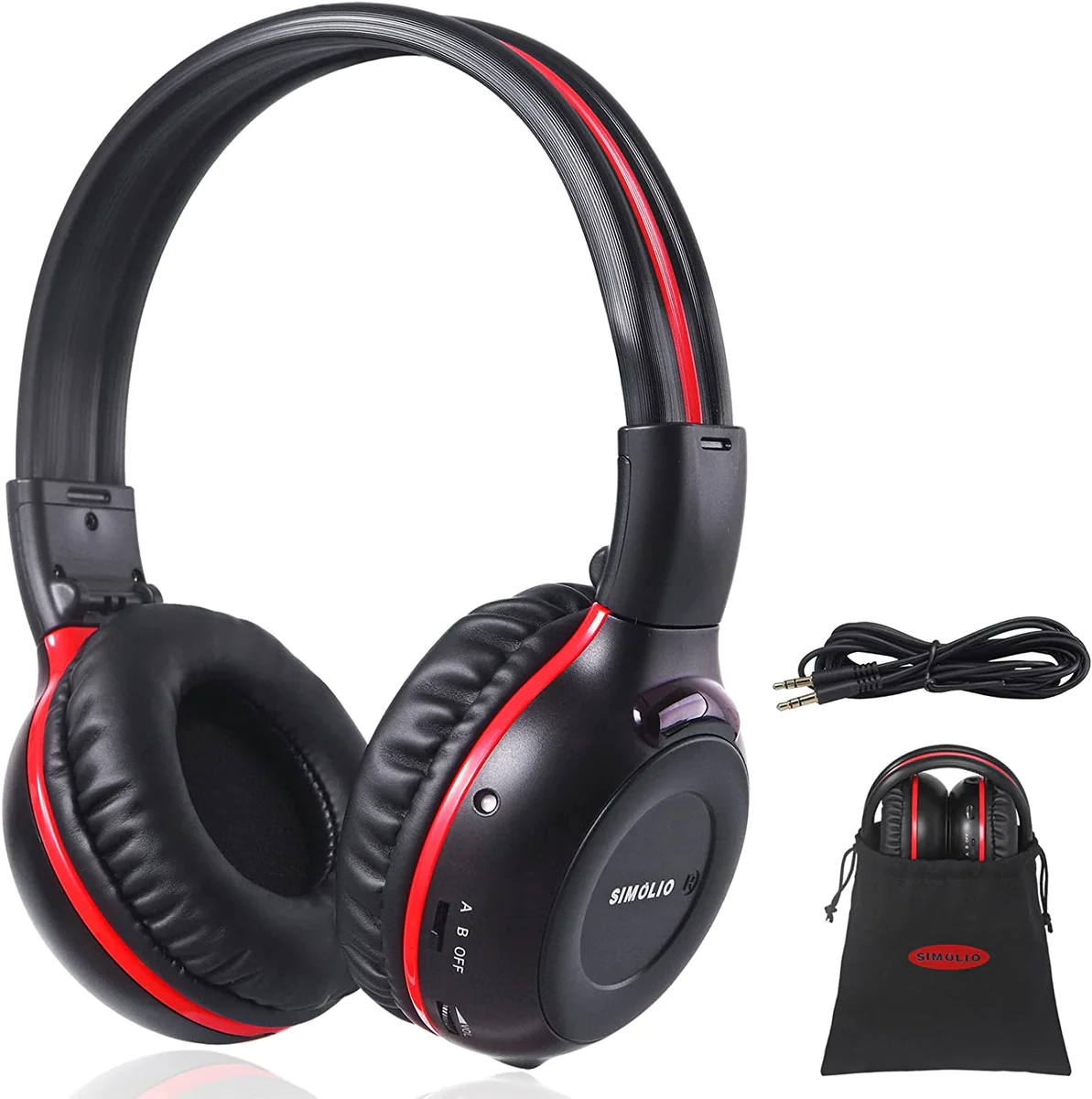 SIMOLIO SM-561 Two Channel IR Wireless Headphone-product