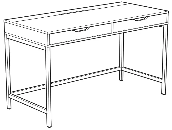 IKEA AA 2241985 3 2 ALEX Desk White