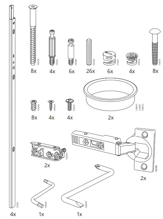 IKEA AA 2241985 3 2 ALEX Desk White  - fig 2