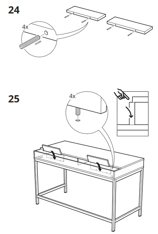 IKEA AA 2241985 3 2 ALEX Desk White  - fig 20