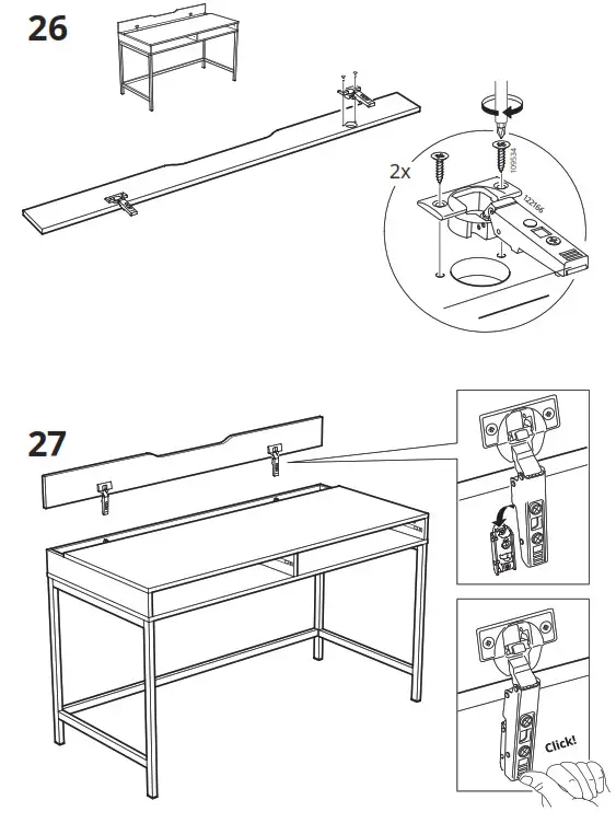 IKEA AA 2241985 3 2 ALEX Desk White  - fig 23