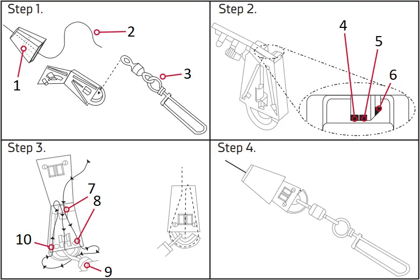 CANNON LAKE-TROLL - TERMINATING THE DOWNRIGGER CABLE