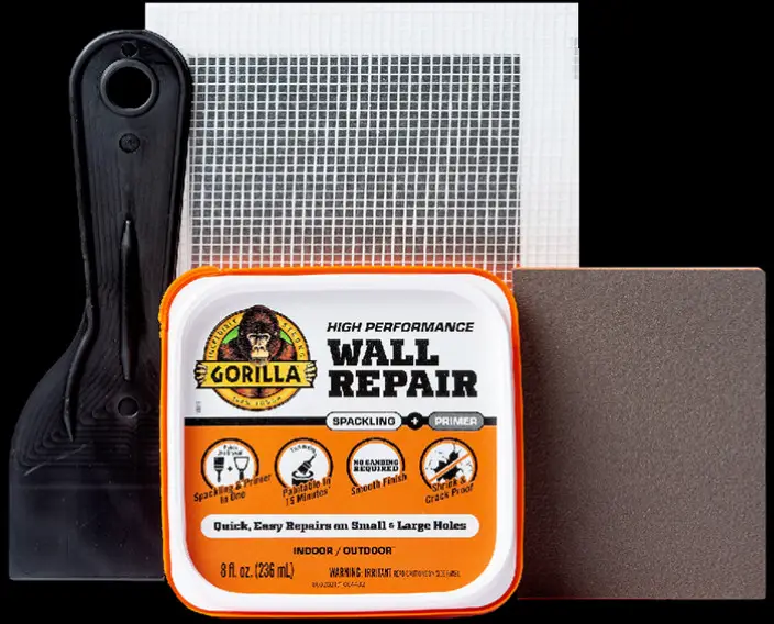 GORILLA 103959 Wall Repair Spackling Kit - Benefits