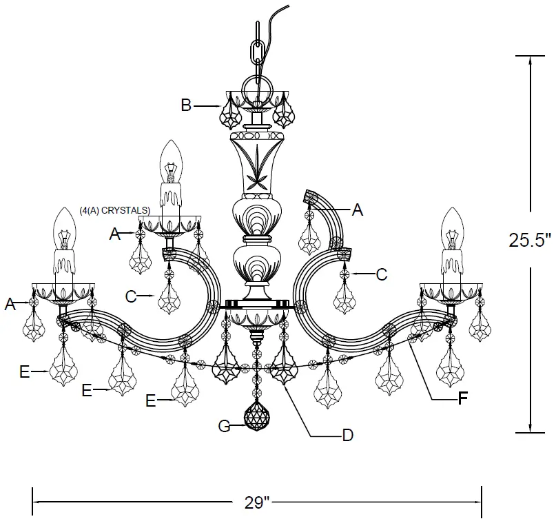 CRYSTORAMA-4479-GD-CL-MWP-Maria-Theresa-12-Light-Chandelier-fig- (2)