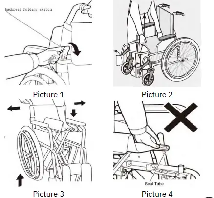 ComfyGO X-1 Lightweight Manual Wheelchairs fig-2