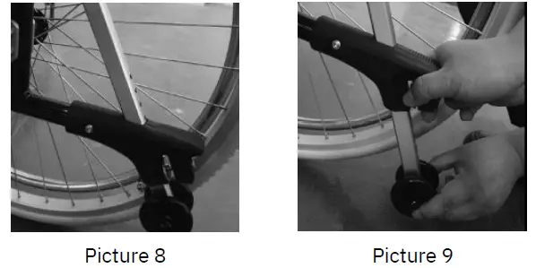 ComfyGO X-1 Lightweight Manual Wheelchairs fig-5