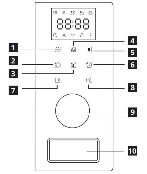 IKEA 905.570.61 MÅGEBO Forced Air Oven with Combined Steam - Control