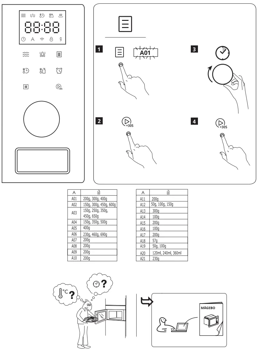 IKEA 905.570.61 MÅGEBO Forced Air Oven with Combined Steam - Figure 6