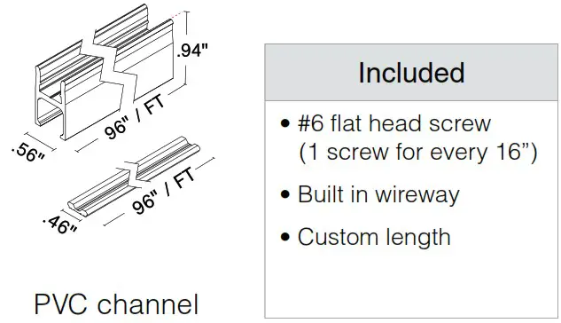 Q TRAN INSTALL FXT FLEXIBLE WALA Flexible Square LED Fixture - COMPONENTS & HARDWARE 5