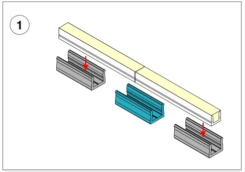 Q TRAN INSTALL FXT FLEXIBLE WALA Flexible Square LED Fixture - SURFACE MOUNTING METHOD 13