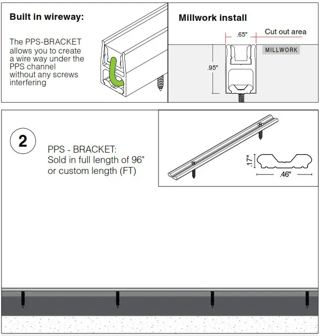 Q TRAN INSTALL FXT FLEXIBLE WALA Flexible Square LED Fixture - SURFACE MOUNTING METHOD 17