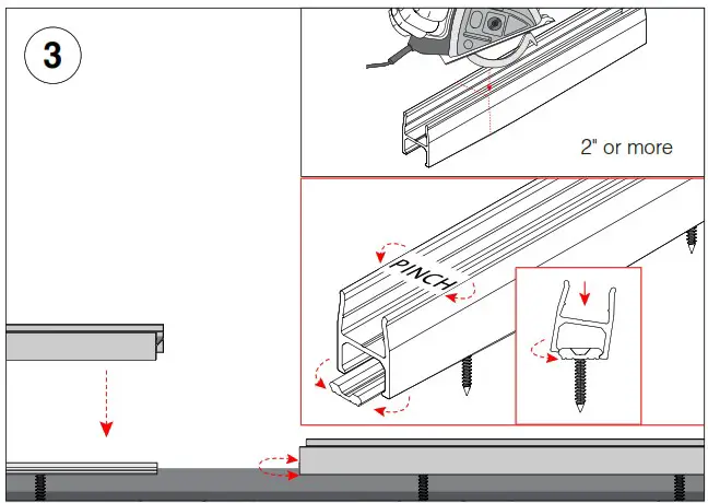 Q TRAN INSTALL FXT FLEXIBLE WALA Flexible Square LED Fixture - SURFACE MOUNTING METHOD 18