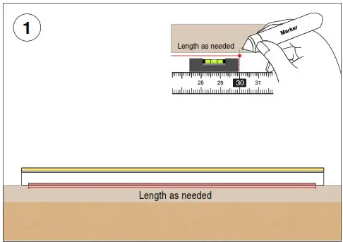 Q TRAN INSTALL FXT FLEXIBLE WALA Flexible Square LED Fixture - SURFACE MOUNTING METHOD 4