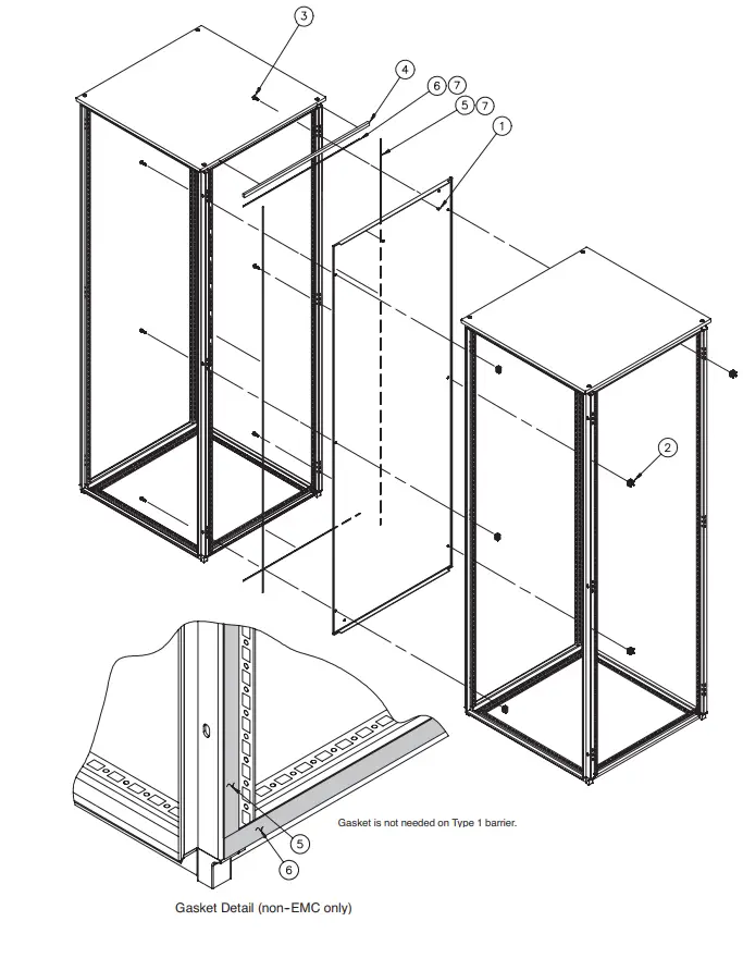 nVent HOFFMAN PROLINE Barrier Panel - Barries 1