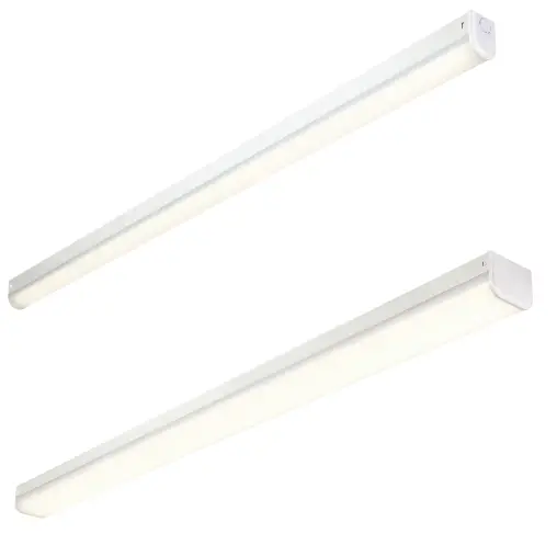 saxby lighting 72369 Linear Pro 6ft Twin Light