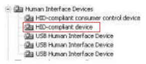 HID-compliant device