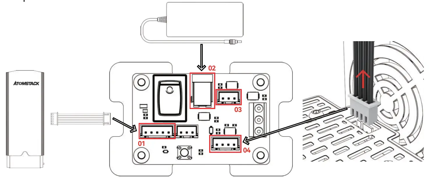 ATOMSTACK R30 Infrared Laser Module Fiber Laser Replacement Engraving Head 8