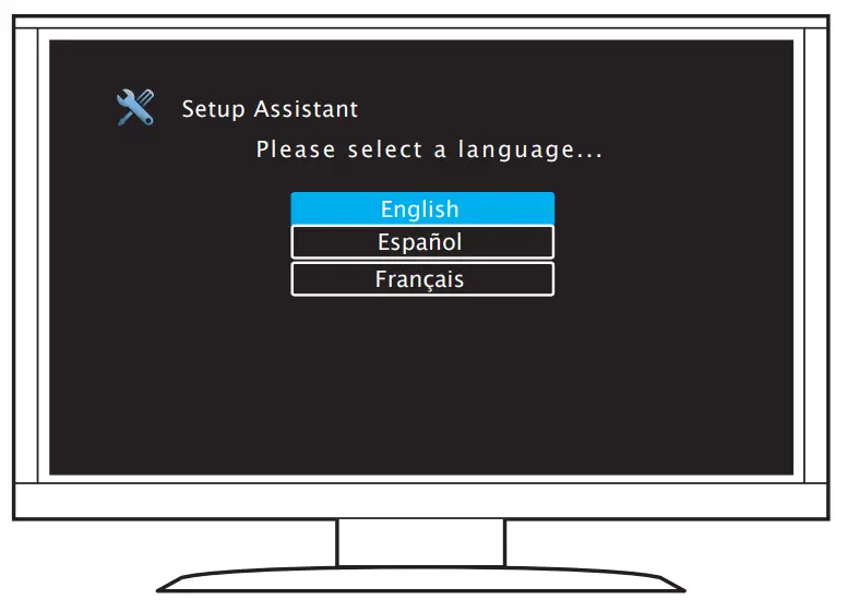 Connecting the receiver