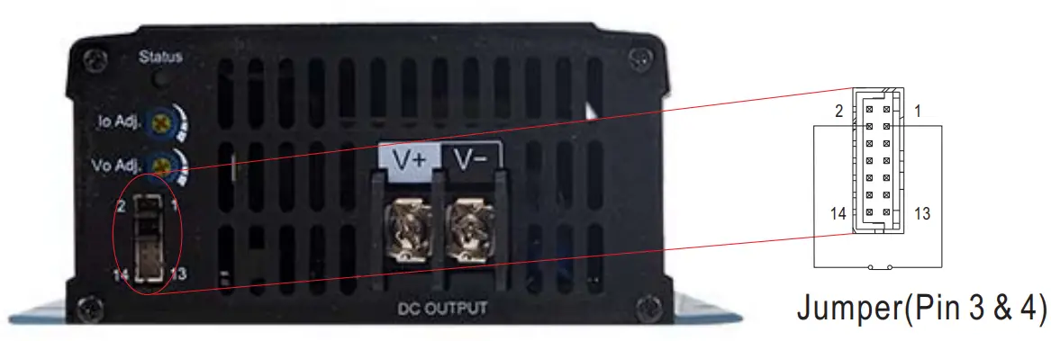 MEAN WELL NPP-450 Series 450W High Reliable Ultra Wide Output Range Battery Charger and Power Supply - function