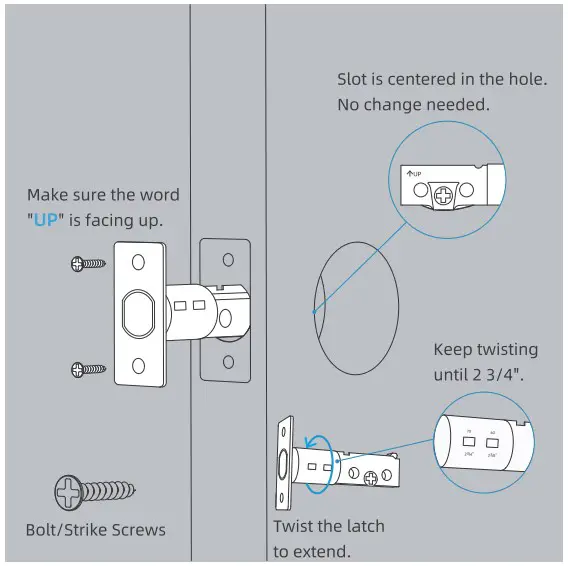 INSTALL THE DEADBOLT LOCK