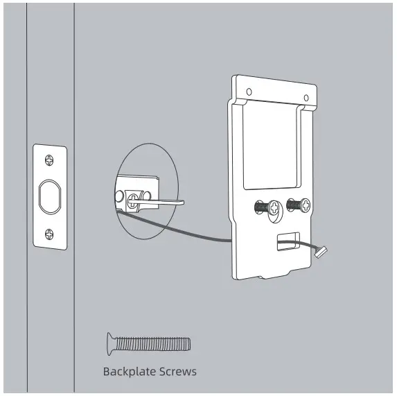 Install the backplate