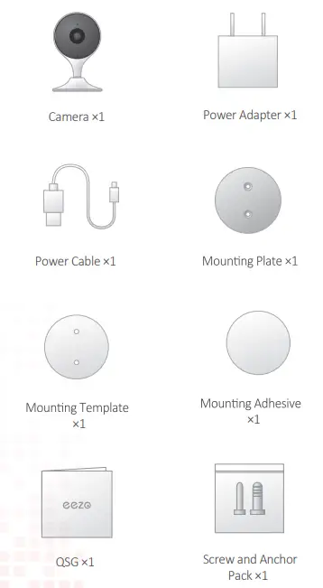 eezo CP Plus CB21 Camera - Package Content