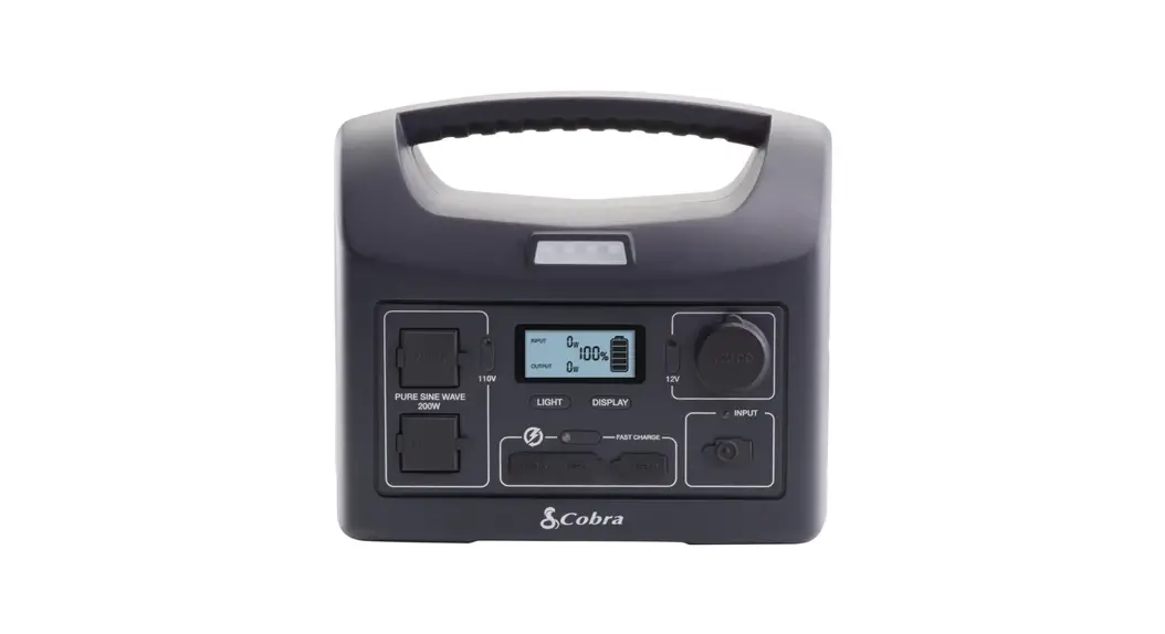 Cobra 200w Portable Power Station User Guide