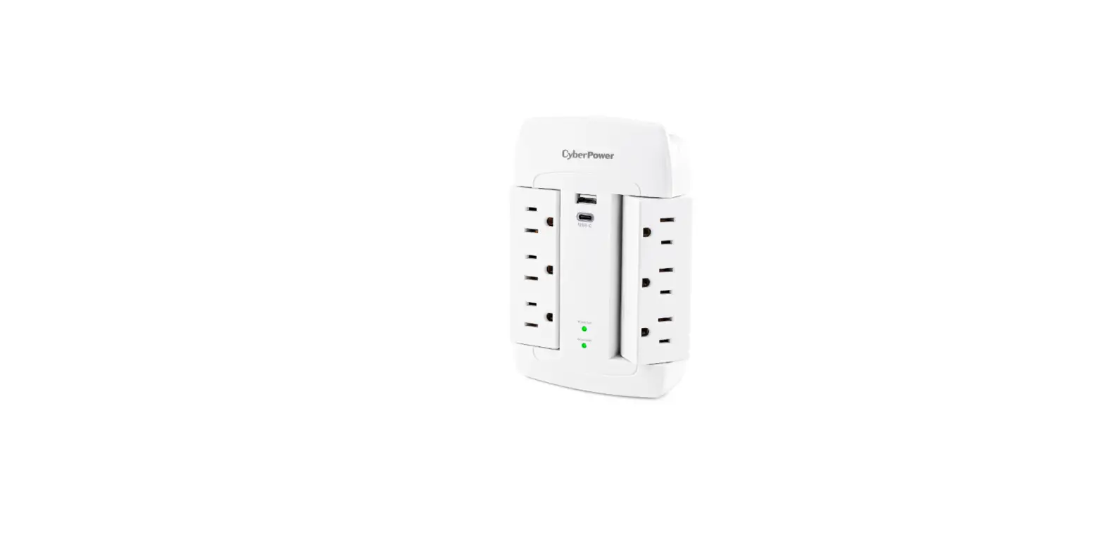 Cyberpower P6wsuc 6 Outlet Surge Protector With 2 Usb Ports User Manual Cyberpower P6wsuc 6 Outlet Surge Protector With 2 Usb Ports User Manual