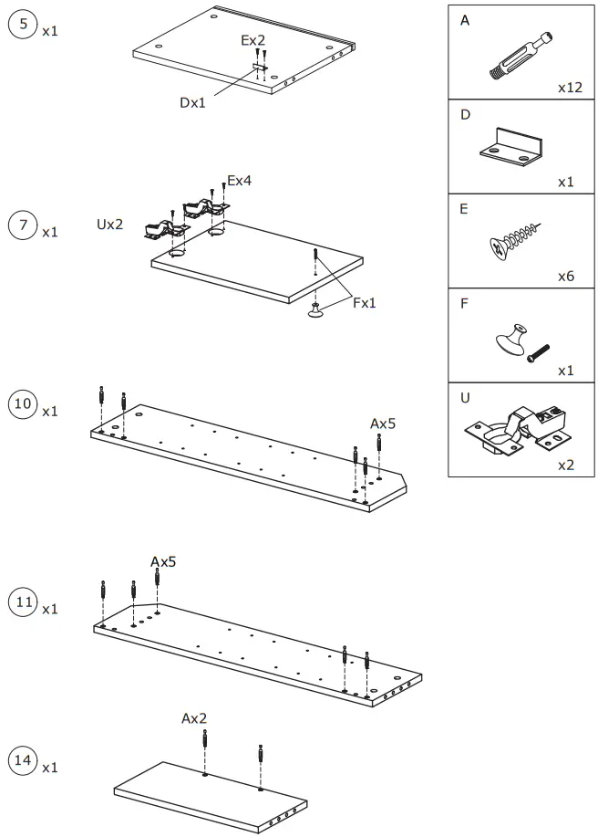 COSTWAY Nightstand with Charging Station - Figure 1
