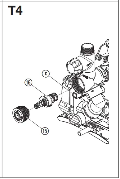 To clean the non-return valve