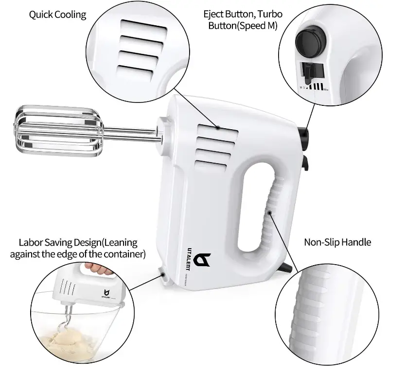 UTALENT-U-2046-W-Multi-speed-Electric-Mixer-fig-1
