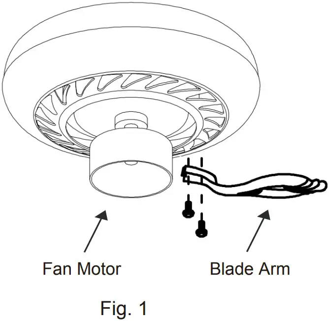 Assembling the Fan Blade