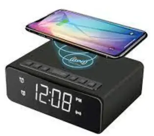 Denver-ECQ-106-Alarm-clock with-Wireless-Product-image