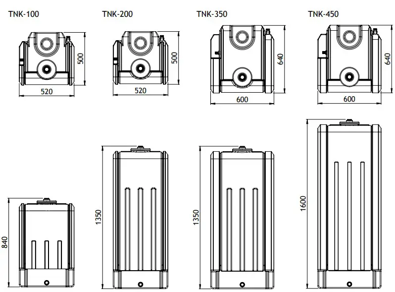 TankBoost Dimensions