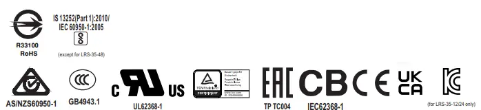 MEAN WELL LRS 35 Series 35W Single Output Switching Power Supply - icon