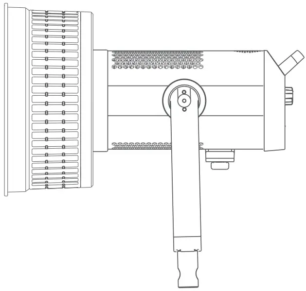 Godox FLS5 Fresnel Attachment for COB LED Lights - Barn Door