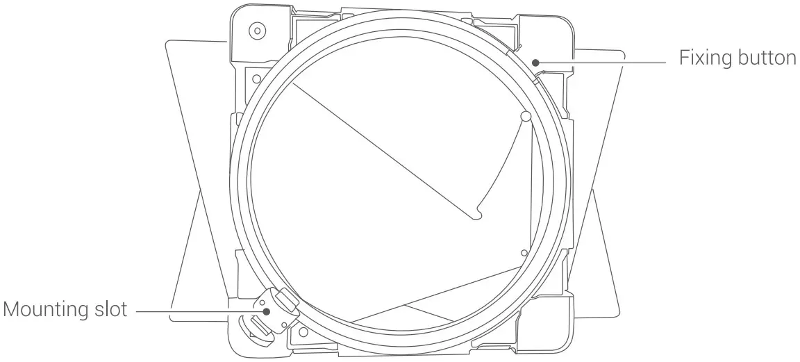 Godox FLS5 Fresnel Attachment for COB LED Lights - Parts 2