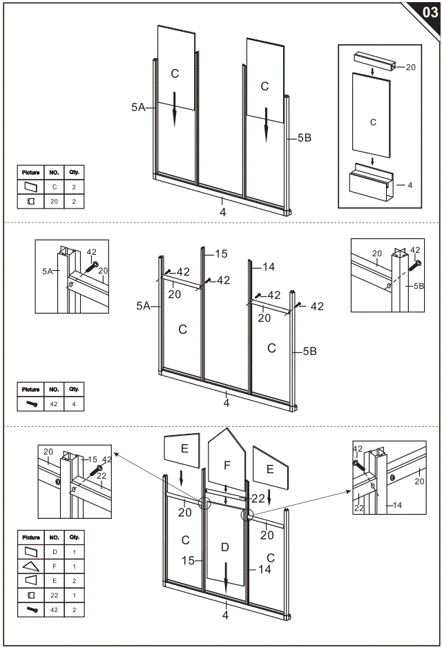 Outsunny-845-243V01-Clear-Polycarbonate-Greenhouse-FIG-13