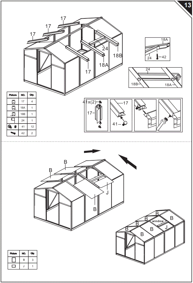 Outsunny-845-243V01-Clear-Polycarbonate-Greenhouse-FIG-23