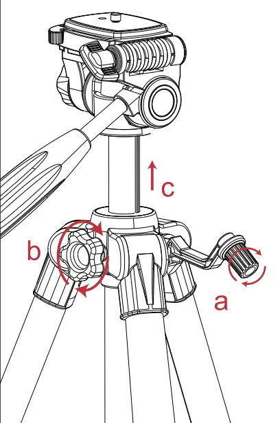 ZIKZOK B0C391MZZS 75 Inch Camera Tripod - Column