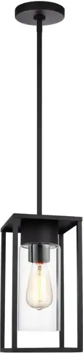 Light with Clear Glass Shade